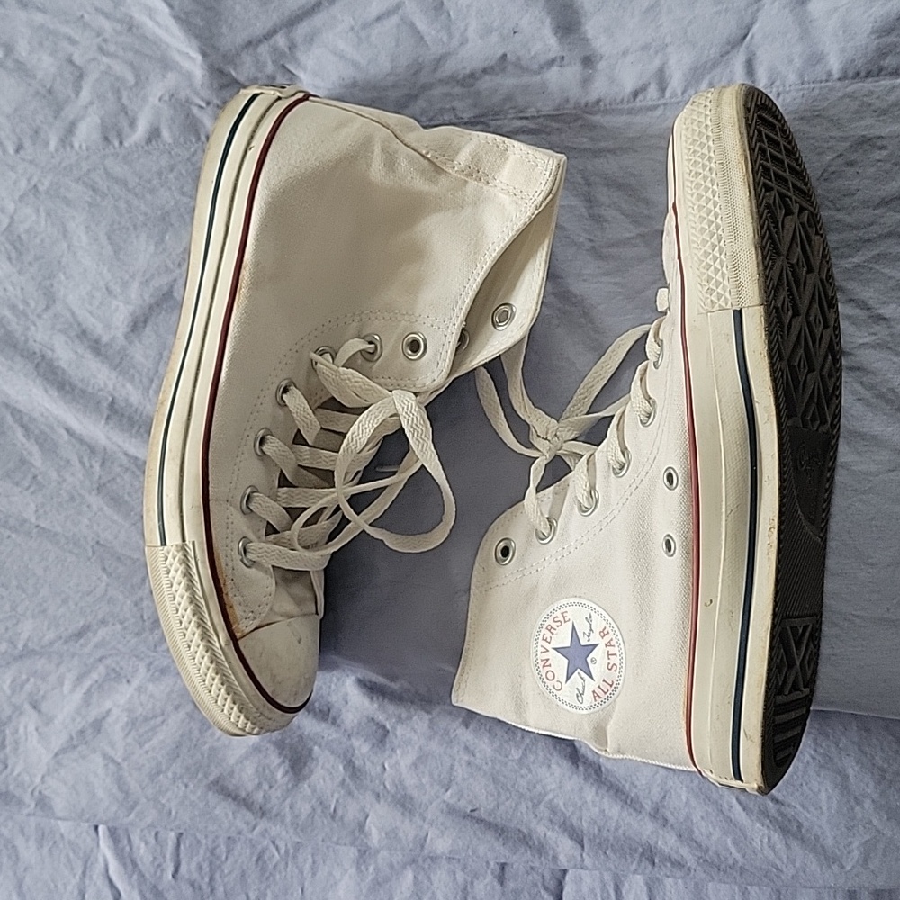 White Hightops - Converse